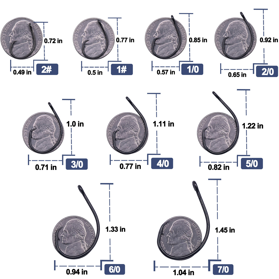 9KM 25-50Pcs Kail Lingkaran Le - Fishing Hook Circle ulasan dan harga