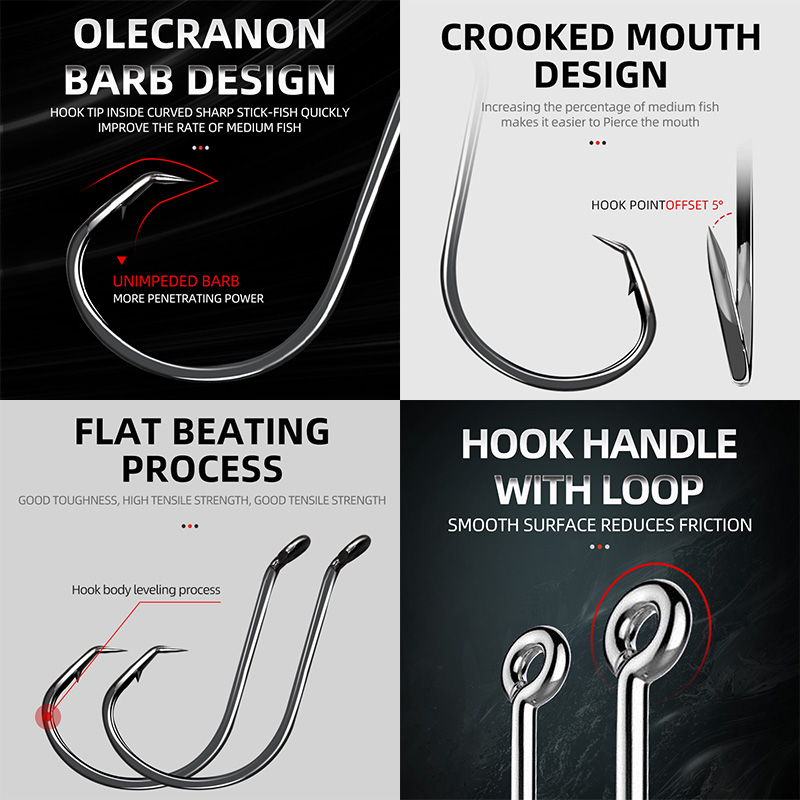 ShareShark 50pcs/kotak 7384 Ka - Fishing Hook Circle ulasan dan harga