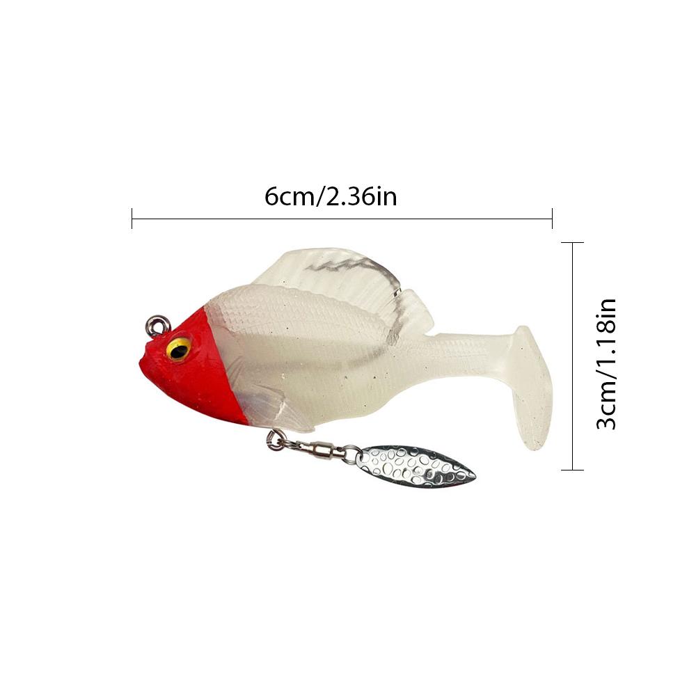6 Buah Umpan Pancing Lunak Pre - Fishing Hook Weedless ulasan dan harga