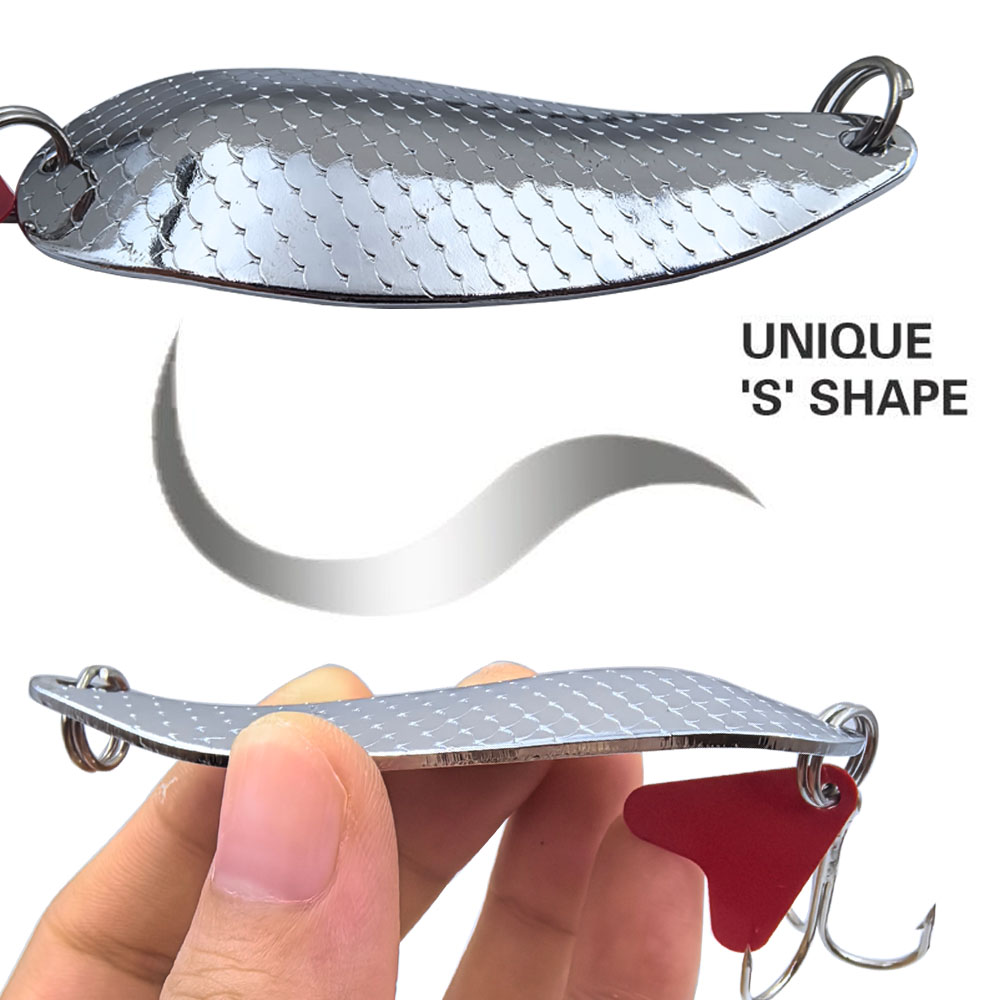 Umpan Pancing Trout Spoon Pera - Fishing Hook Treble ulasan dan harga