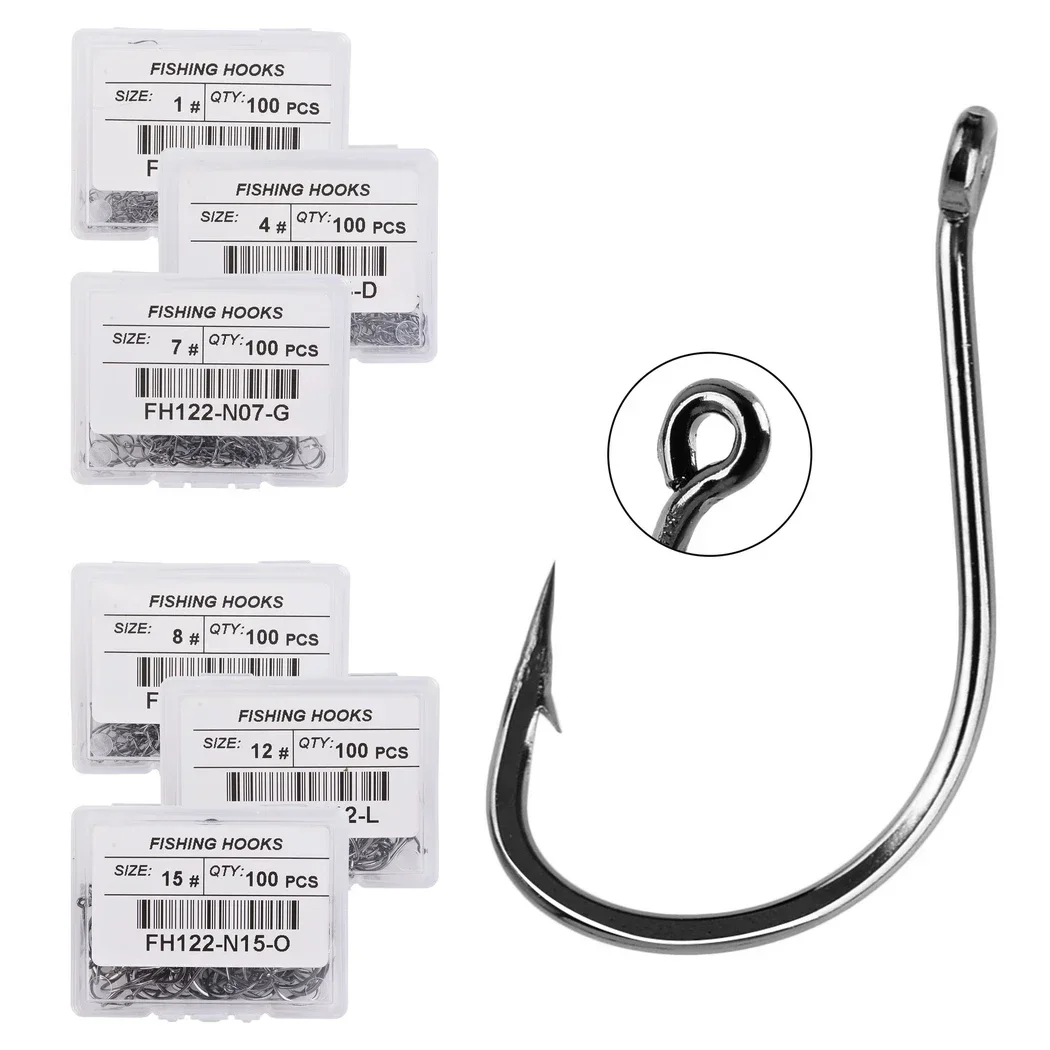 100 Buah/Kotak Jepang Izu Kait - Fishing Hook Circle ulasan dan harga